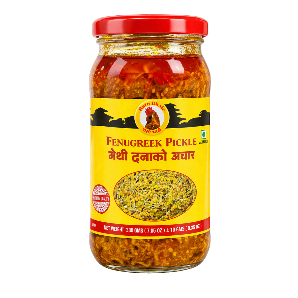 Rato bhale Fenugreek Pickle 380 g buy online USA - 1